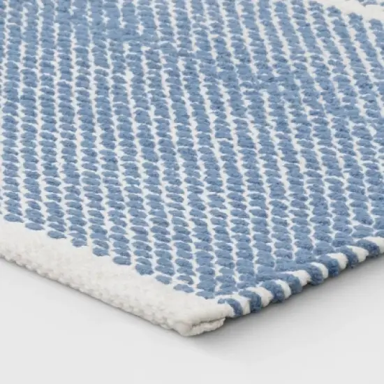 Patterned Accent Kids' Rug Blue/White - Pillowfort&trade; image {2}