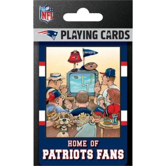 MasterPieces Officially Licensed NFL New England Patriots Fan Deck Playing Cards - 54 Card Deck image {4}