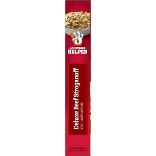 Hamburger Helper Deluxe Beef Stroganoff Pasta Meal Kit - 5.5oz image {2}