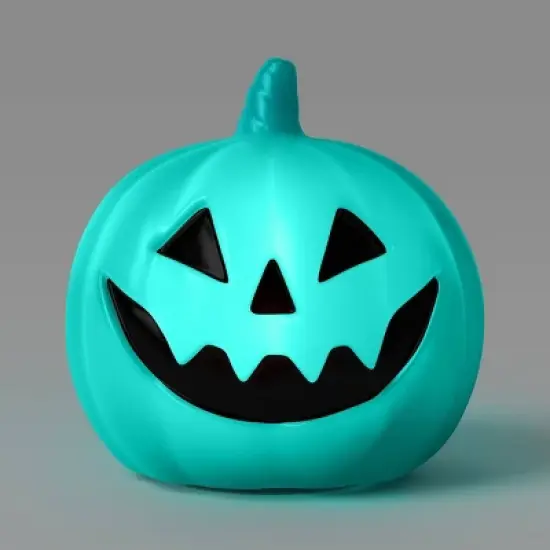 8" Lit Pumpkin Blow Mold Halloween Decorative Prop - Hyde and EEK! Boutique&trade; image {5}