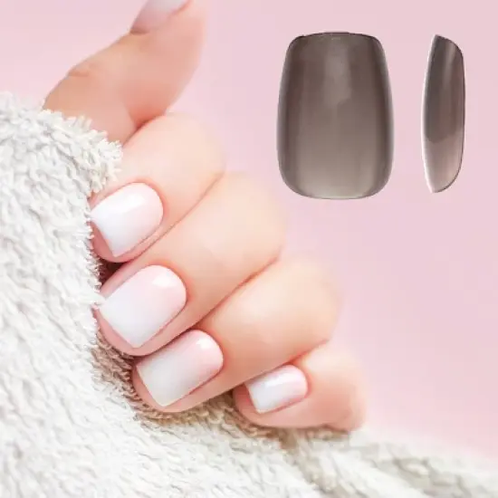 Unique Bargains Women's Full Coverage Nails Tips XS Deep Brown 1 Pc image {3}