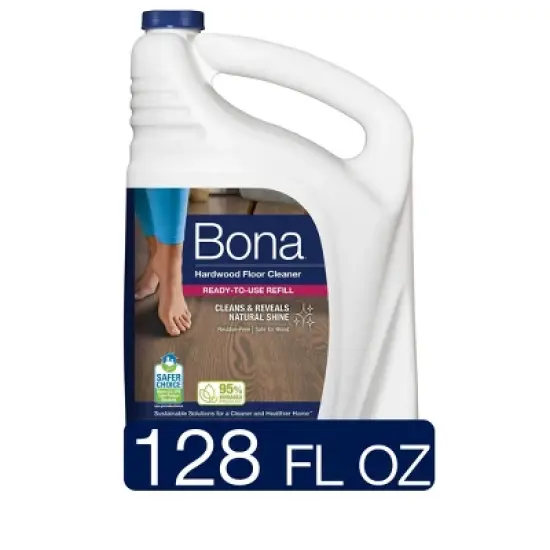 Bona Cleaning Products Mop Refill Wood Surface Multi Purpose Floor Cleaner - 128oz image {10}