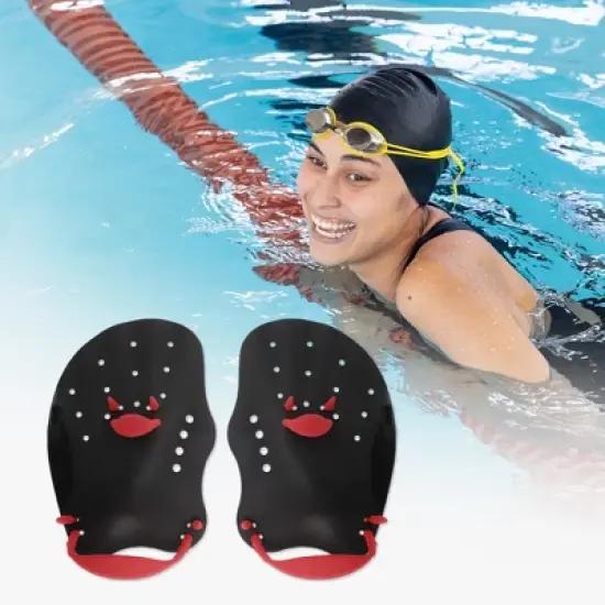 Unique Bargains Swimming Paddles Hand Flippers 1 Pair image {5}