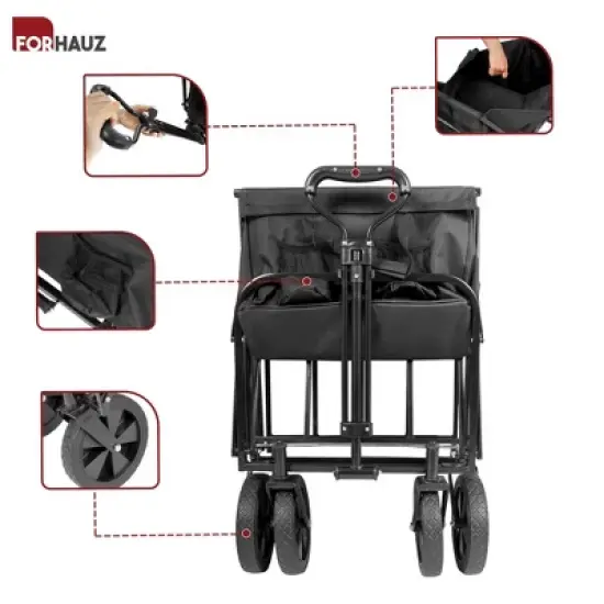 Prosource Folding Wagon Cart image {4}