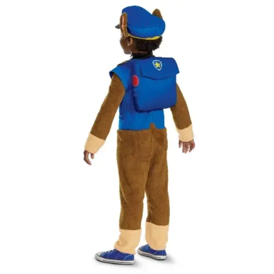 PAW Patrol Nickelodeon Boys' Chase Deluxe Costume Jumpsuit image {1}