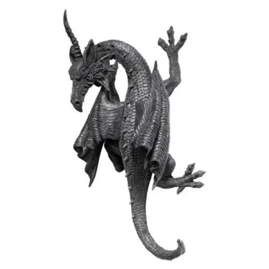 Design Toscano Horned Dragon of Devonshire Wall Sculpture: Set of Two image {1}