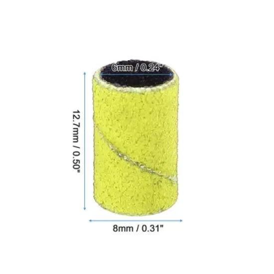 Unique Bargains 180 Grit Sanding Bands Set with Free Box 100 Pieces image {3}