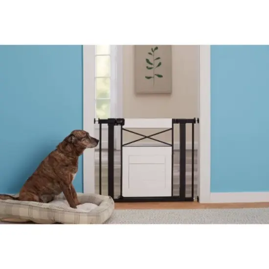 Safety 1st Easy Install Modern Farmhouse Baby Gate - White image {7}
