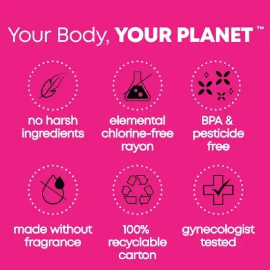 U by Kotex Click Compact Unscented Tampons - Super image {9}