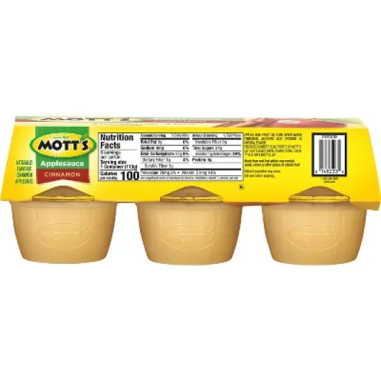Mott's Cinnamon Applesauce Cups - 24oz/6ct image {9}