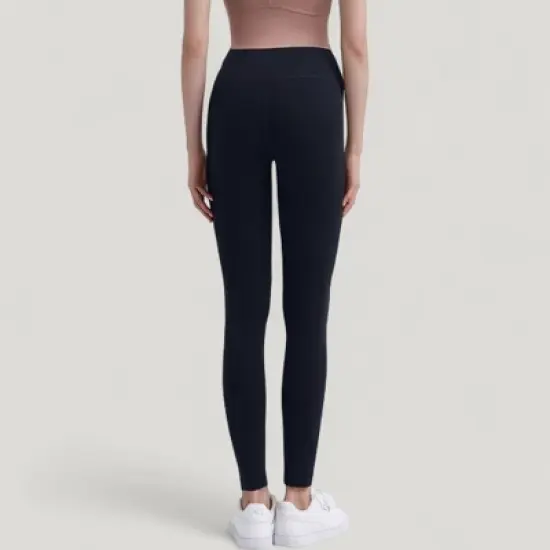 Anna-Kaci Active Women's High Waist Full Length Leggings with Wide Waistband image {2}