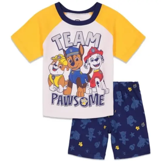 Paw Patrol Rocky Zuma Rubble T-Shirt and French Terry Shorts Outfit Set Toddler image {10}