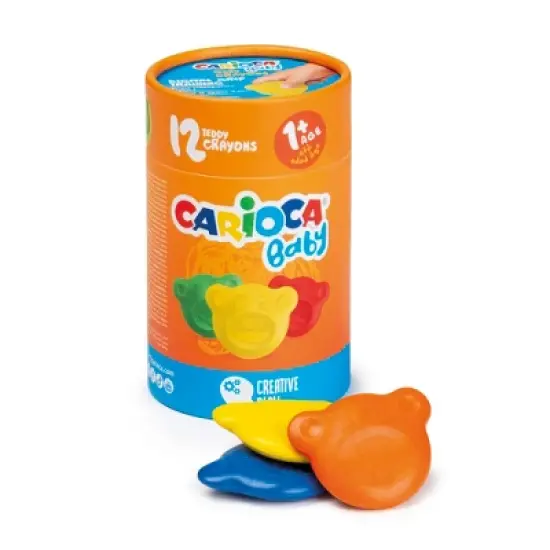 CARIOCA BABY Teddy Crayons - 12 Pieces image {3}