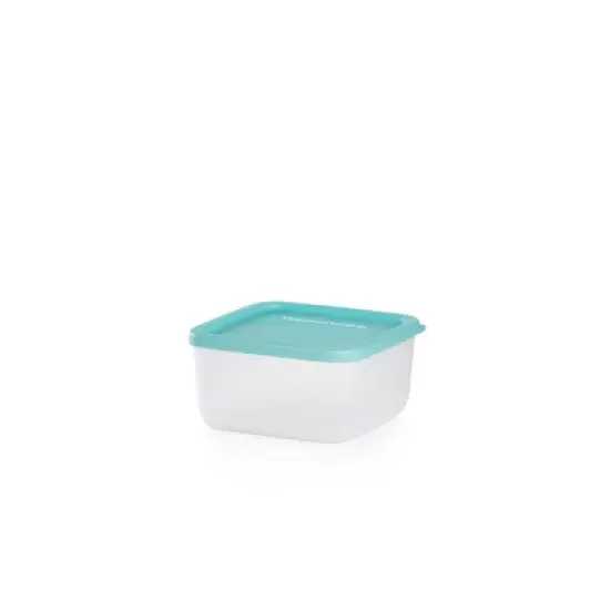 Tupperware 12pc Square Stacking Food Storage Containers with Lids - Green image {9}