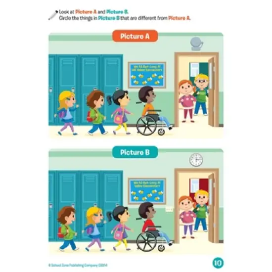 School Zone Preschool Fun! Write & Reuse Workbook - (Paperback) image {5}