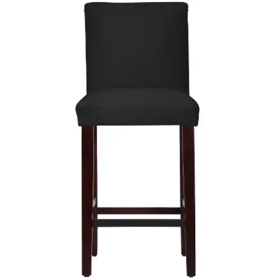 30" Velvet Parsons Barstool Wood - Threshold&trade; image {9}