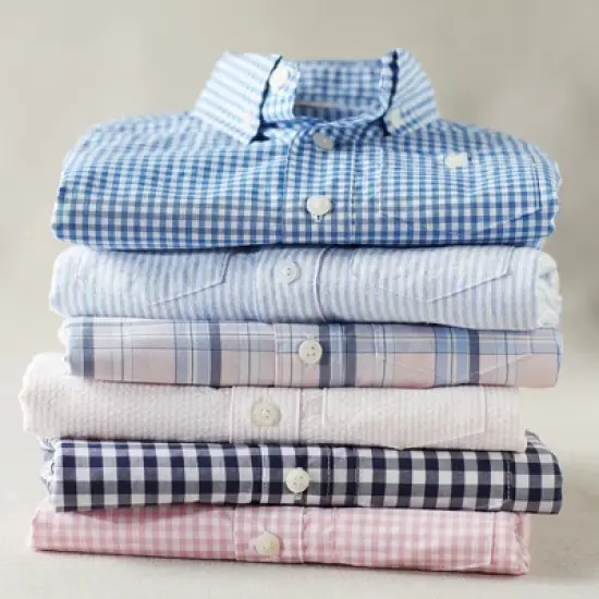 Hope & Henry Boys' Linen Button Down Shirt, Infant image {5}