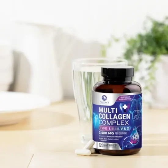 Collagen Peptides for Women & Men - Hydrolyzed Supplement for Skin Bone Support - 60 Capsules;120 Capsules image {8}