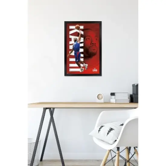 Trends International NBA Los Angeles Clippers - Kawhi Leonard 19 Framed Wall Poster Prints image {5}