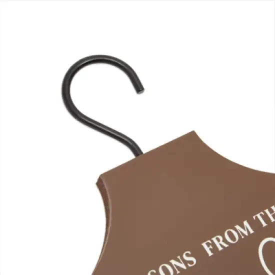 Farmlyn Creek Rustic Hanging Wall Decor, Lessons from The Laundry Room Sign (11.8 x 19.7 in) image {3}