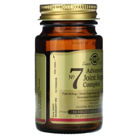 Solgar No. 7, Advanced Joint Support Complex, 30 Vegetable Capsules image {4}