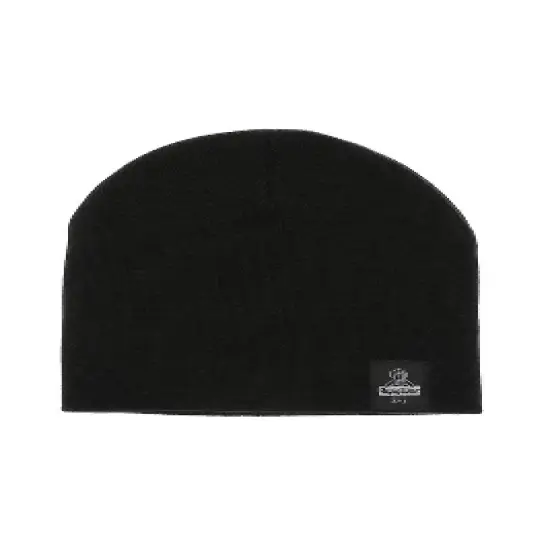 RefrigiWear Men's Acrylic Knit Beanie Winter Cap (Black, One Size) image {1}