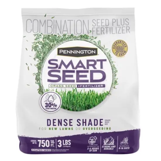 Pennington Smart Seed Mixed Dense Shade Grass Seed and Fertilizer 3 lb image {1}