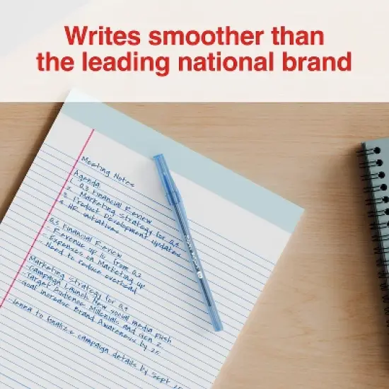 Staples Ballpoint Pen Medium Point 1.0mm Blue Ink 60/Pack (ST52863) image {2}