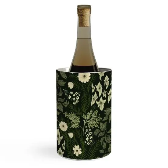 Laura Graves Woodland Nouveau Pattern Forest Wine Chiller image {2}