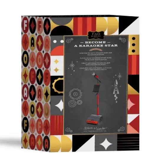 FAO Schwarz Microphone with Stand and Tablet Holder image {6}