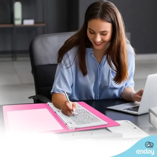 Enday 3-Ring View Binder With 2-Pockets - 4 Pack image {5}