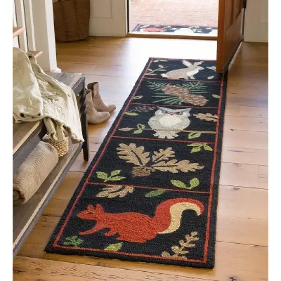 Plow & Hearth - Indoor / Outdoor Woodland Runner image {1}