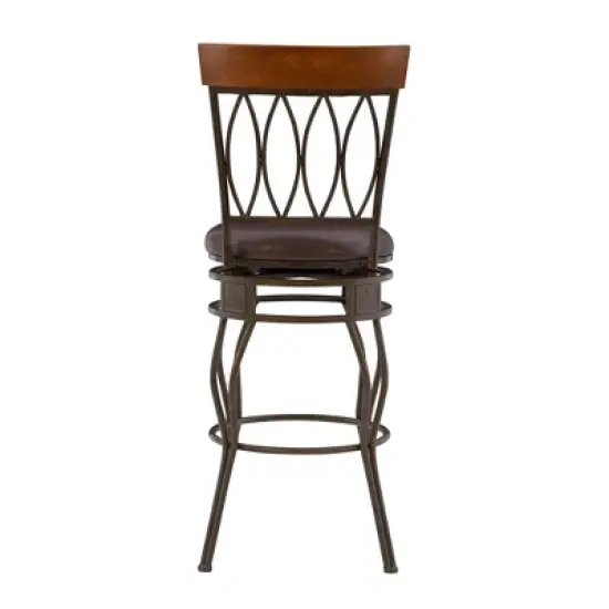 30" Flynn Barstool Bronze - Linon image {5}
