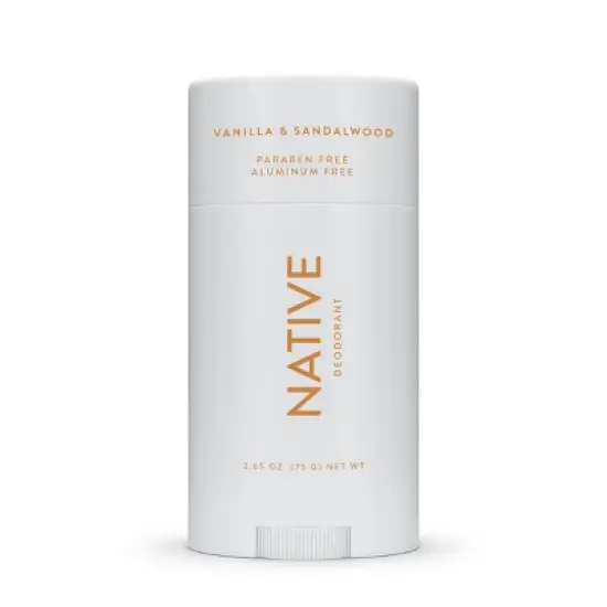 Native Solid Deodorant for Men & Women - Vanilla & Sandalwood - Aluminum-Free 2.65oz image {9}