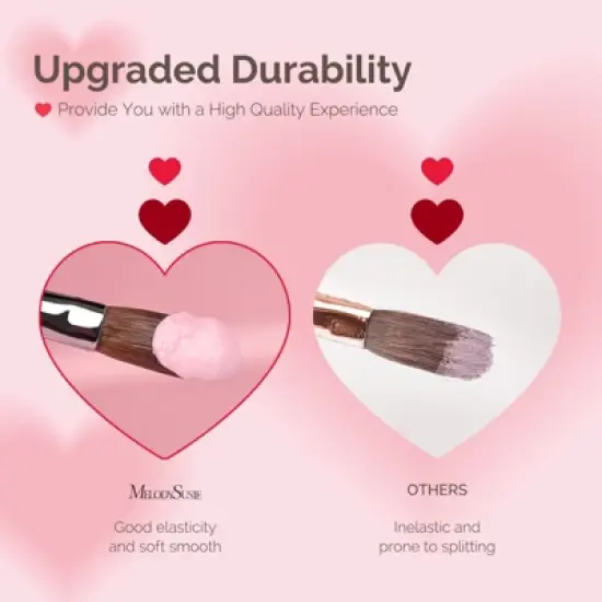 Acrylic Nail Brush Set (4Pcs) - White image {2}