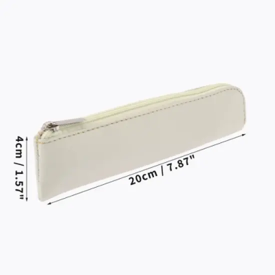 Unique Bargains Faux Leather Pencil Case image {5}