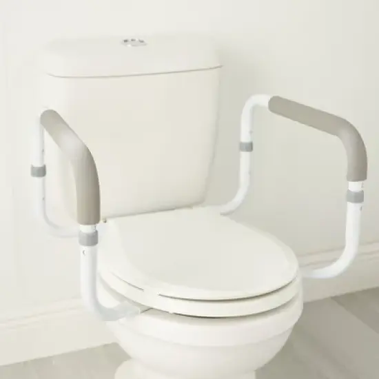 McKesson Toilet Safety Rail Steel White image {2}