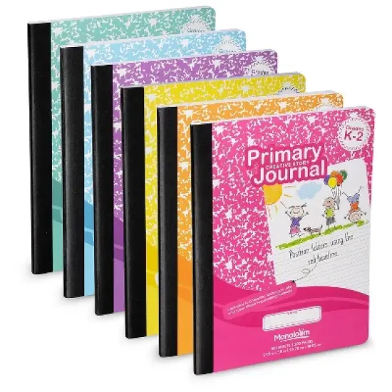 Manaloom Primary Journal Notebook Grades K-2 &ndash; 100 Sheets, 9.75" x 7.5" &ndash; Primary Ruled with Drawing Space image {8}