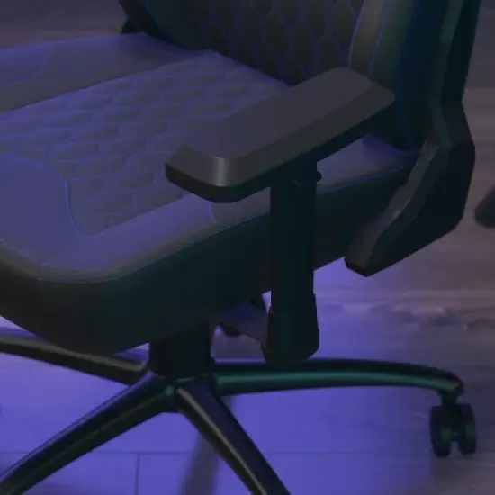 BlackArc High Back Adjustable Gaming Chair with 4D Armrests, Head Pillow and Adjustable Lumbar Support image {8}