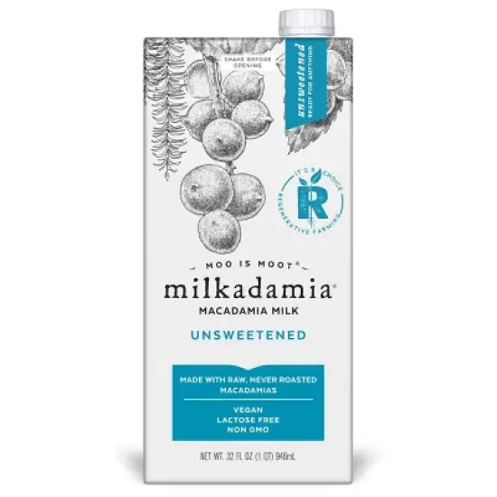 Milkadamia Non-Dairy Macademia Milk Shelf Stable image {4}