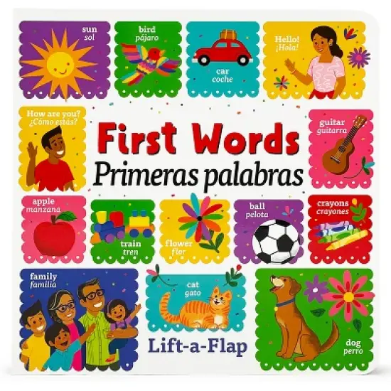First Words / Primeras Palabras (Bilingual) - by  Rosie Pajaro (Board Book) image {1}