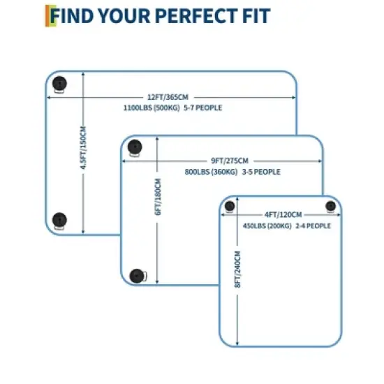 Lily Pad Floating Mat 8 Ft Extra Large Floating Water Mat 3-Layer Tear-Resistant XPE Foam image {4}