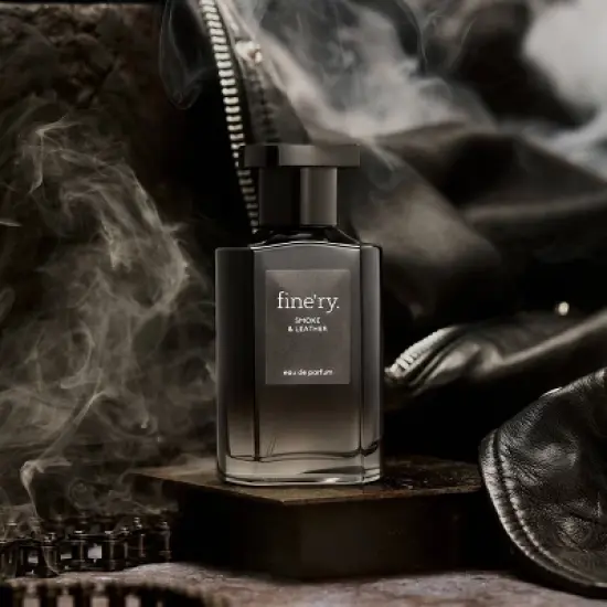 fine'ry. Men's Travel Size Eau De Cologne - Smoke & Leather - 2 fl oz image {4}