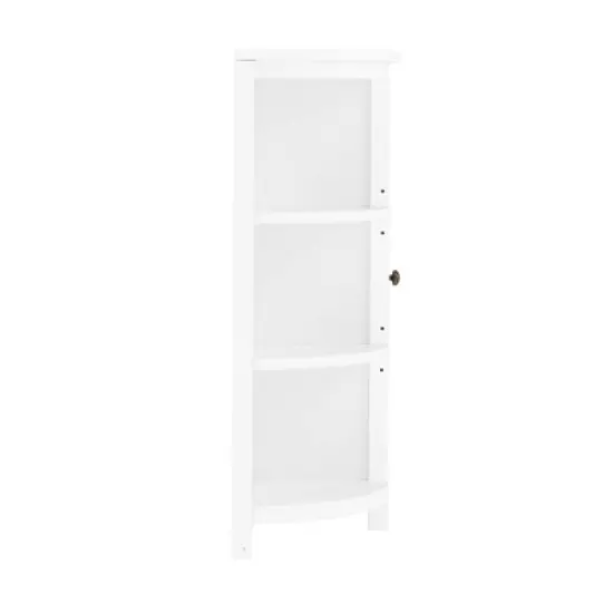 Dover Deluxe Storage Cabinet with Shelving White - Alaterre Furniture image {3}