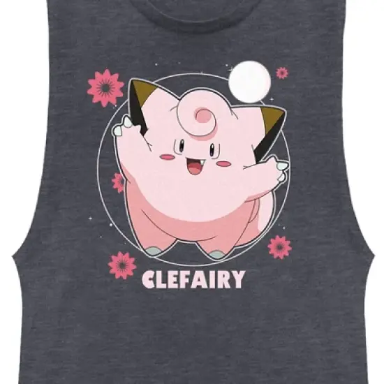 Junior's Pokemon Clefairy Moonlit Dance Festival Muscle Tee image {1}