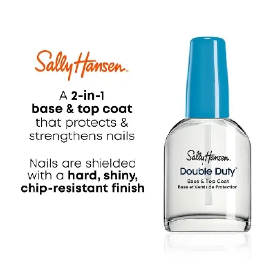 Sally Hansen Nail Treatment  45109 Double Duty Base & Top Coat - 0.45 fl oz image {4}