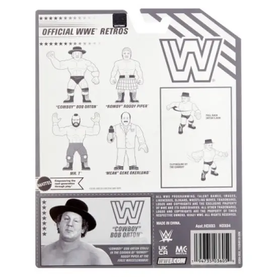 WWE Retro Series 11 Bob Orton Action Figure image {1}