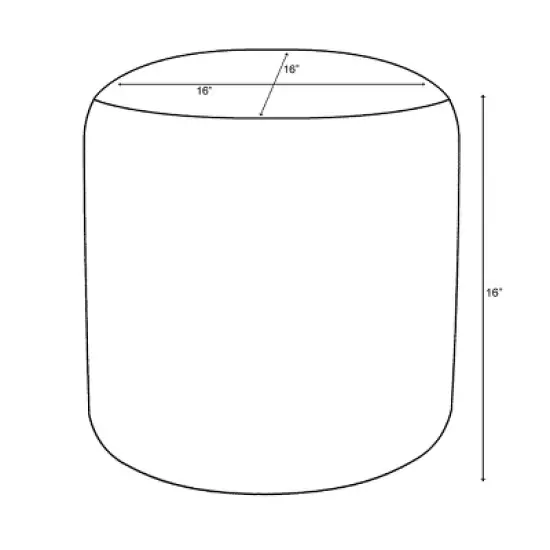 Speckled Pouf Ottoman Speckled Beige- Room Essentials&trade; image {4}