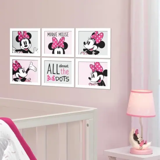 Lambs & Ivy Disney Baby Minnie Mouse Unframed Nursery/Child Wall Art image {4}