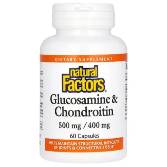 Natural Factors Glucosamine & Chondroitin, 60 Capsules image {4}